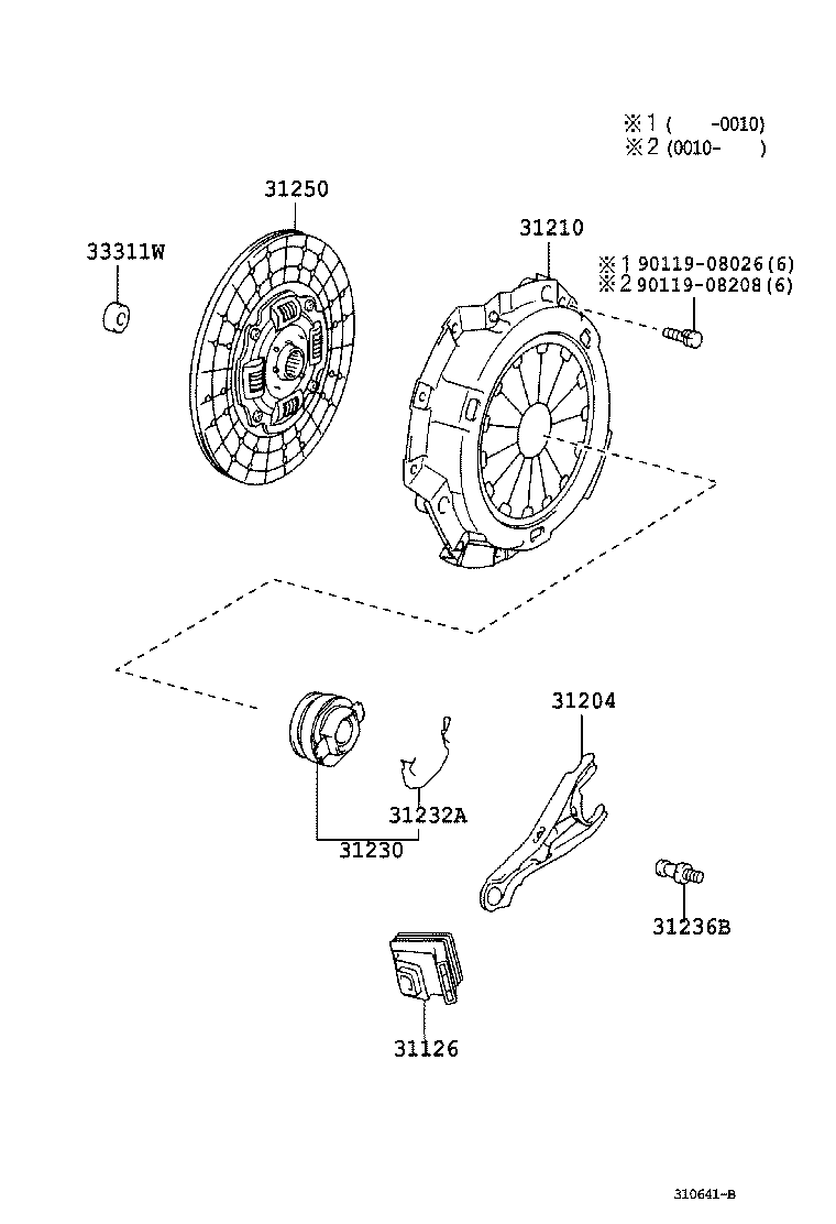 31210-37161 COVER ASSY, CLUTCH product image