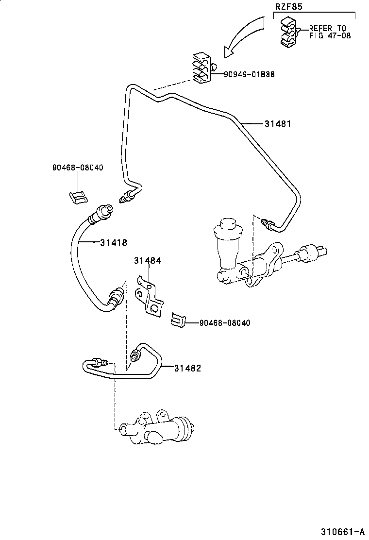 31321-0B010 PAD, CLUTCH PEDAL product image
