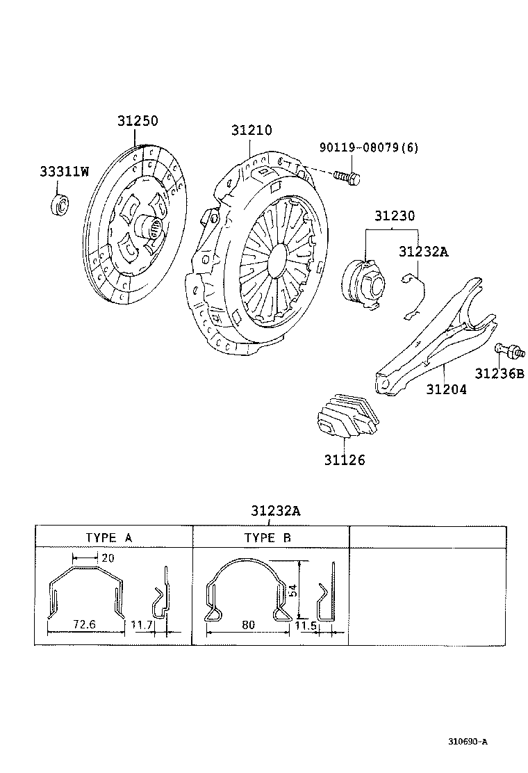 31210-37161 COVER ASSY, CLUTCH product image