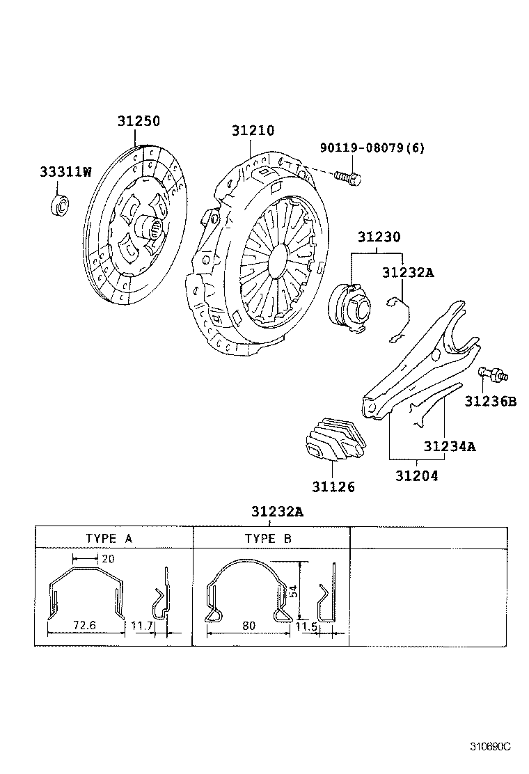 31210-37140 COVER ASSY, CLUTCH product image