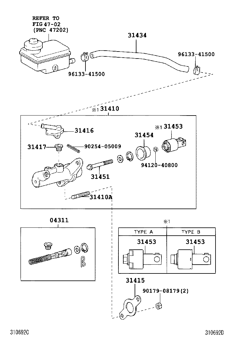 31451-42010 ROD, CLUTCH MASTER CYLINDER PUSH product image
