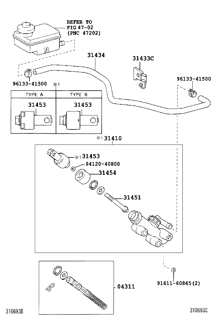 31451-42010 ROD, CLUTCH MASTER CYLINDER PUSH product image