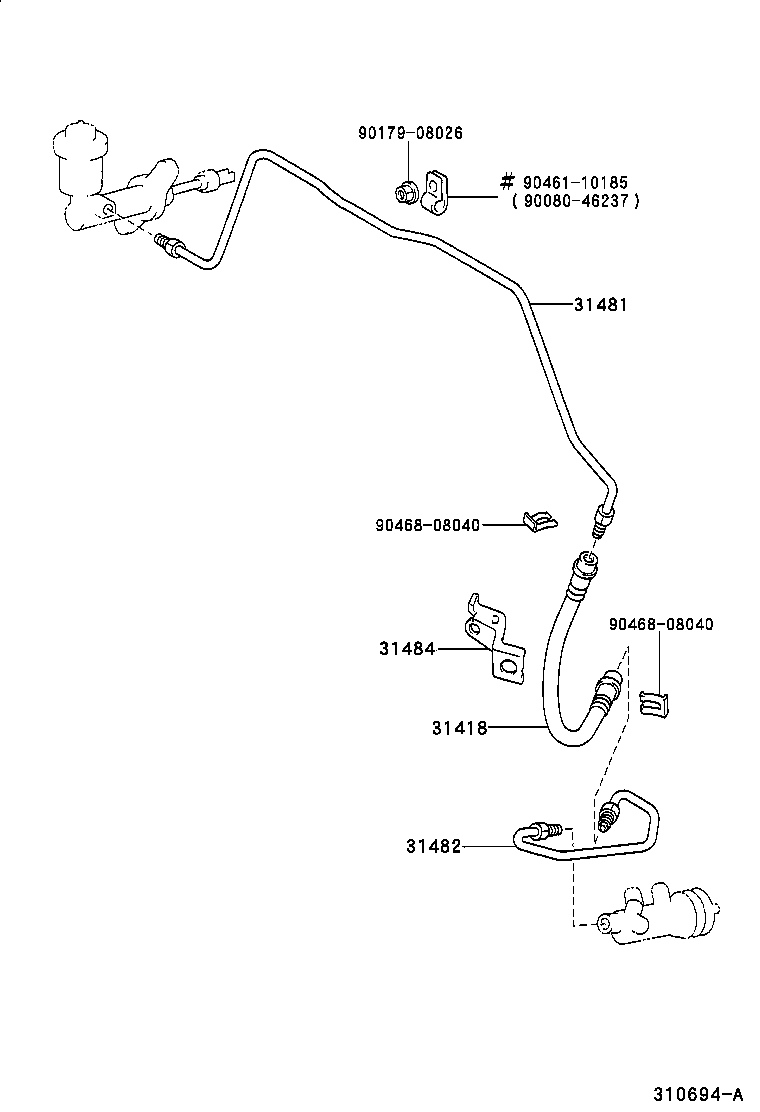 31321-0B010 PAD, CLUTCH PEDAL product image
