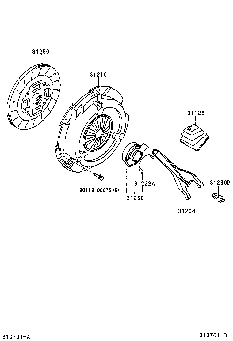 31250-42011 DISC ASSY, CLUTCH product image
