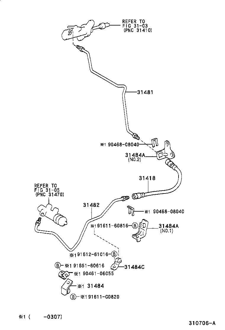 31301-42040 PEDAL SUB-ASSY, CLUTCH product image