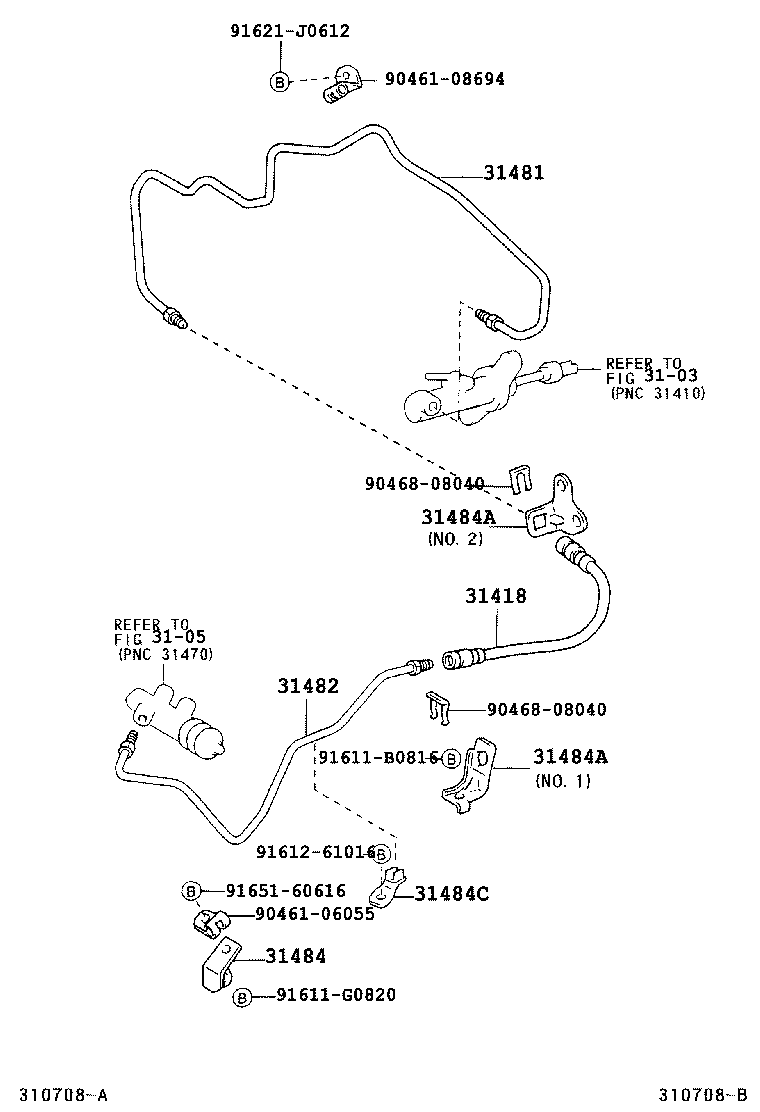 Toyota 31301-42060 PEDAL SUB-ASSY, CLUTCH