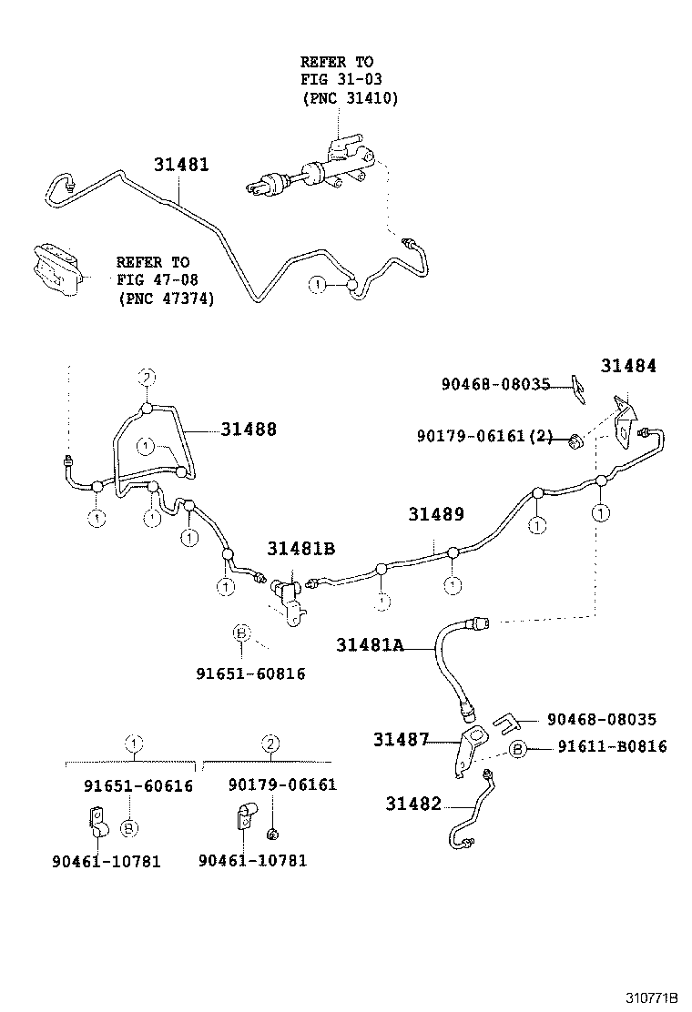 31301-36230 PEDAL SUB-ASSY, CLUTCH product image