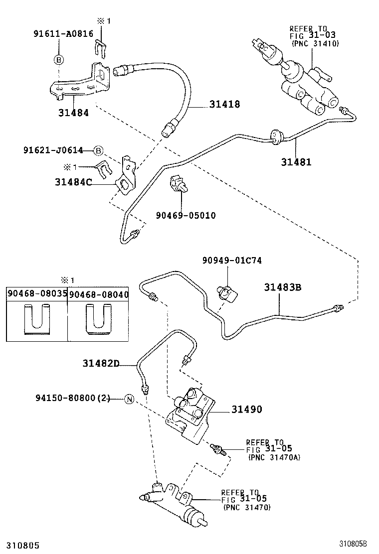 31301-44030 PEDAL SUB-ASSY, CLUTCH product image