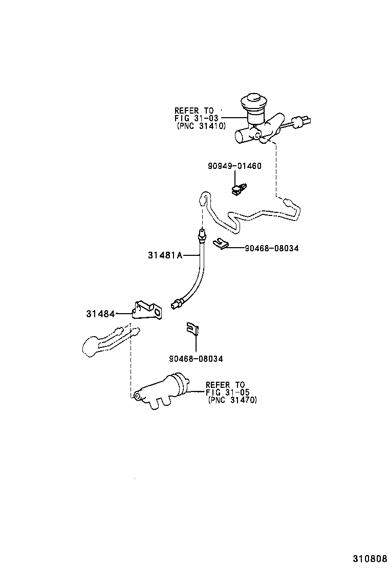 31310-35070 PEDAL SUB-ASSY, CLUTCH product image