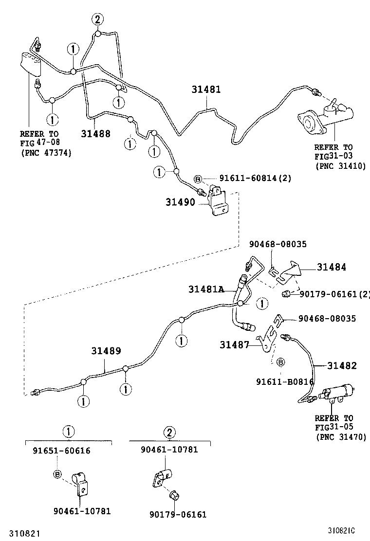 31487-36250 PLATE, RELEASE TUBE SET product image