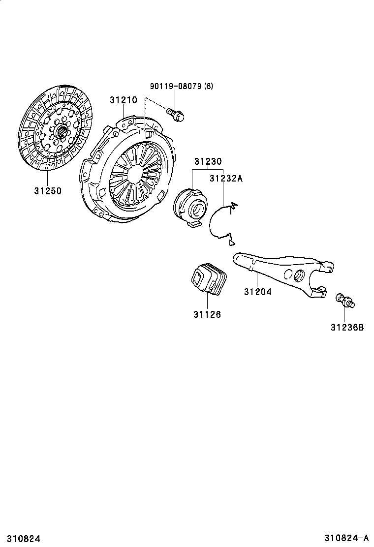 31250-42011 DISC ASSY, CLUTCH product image