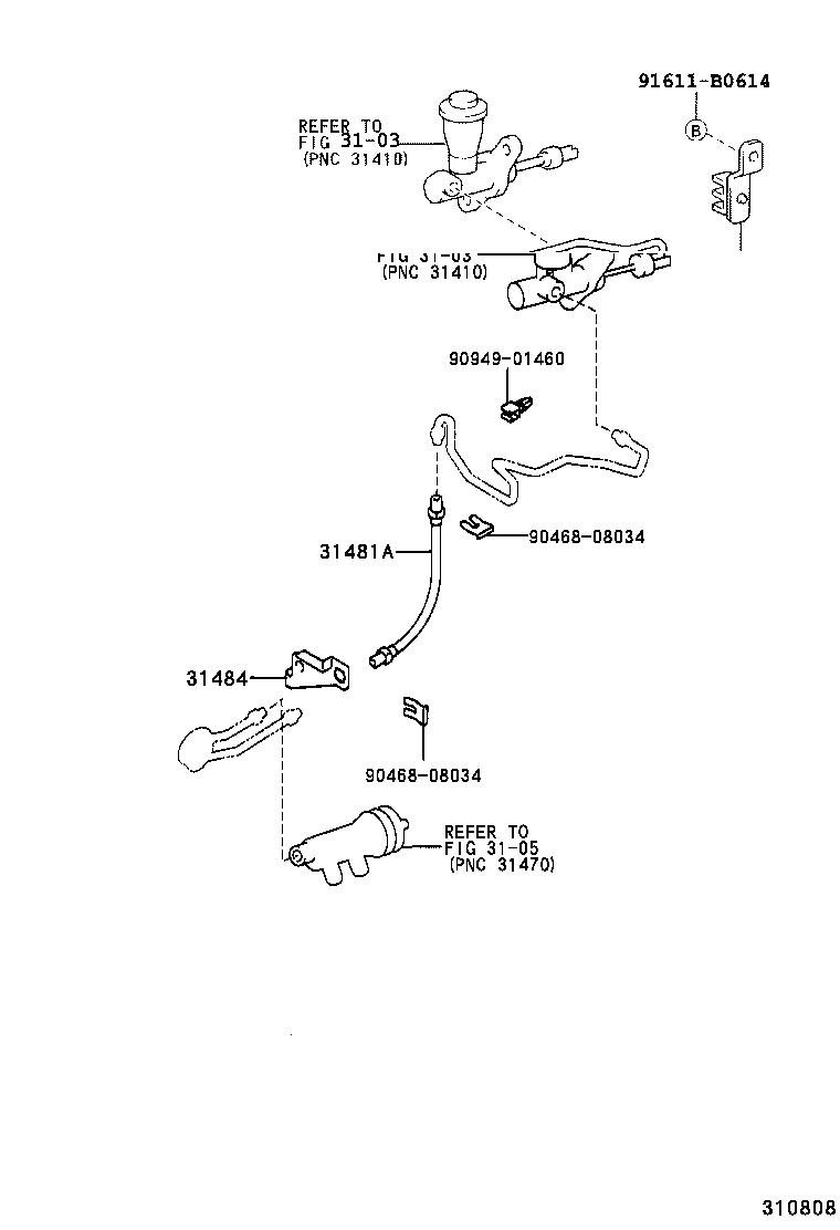 31310-35070 PEDAL SUB-ASSY, CLUTCH product image