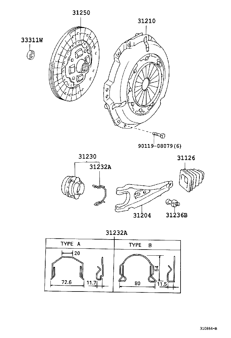 31210-37161 COVER ASSY, CLUTCH product image
