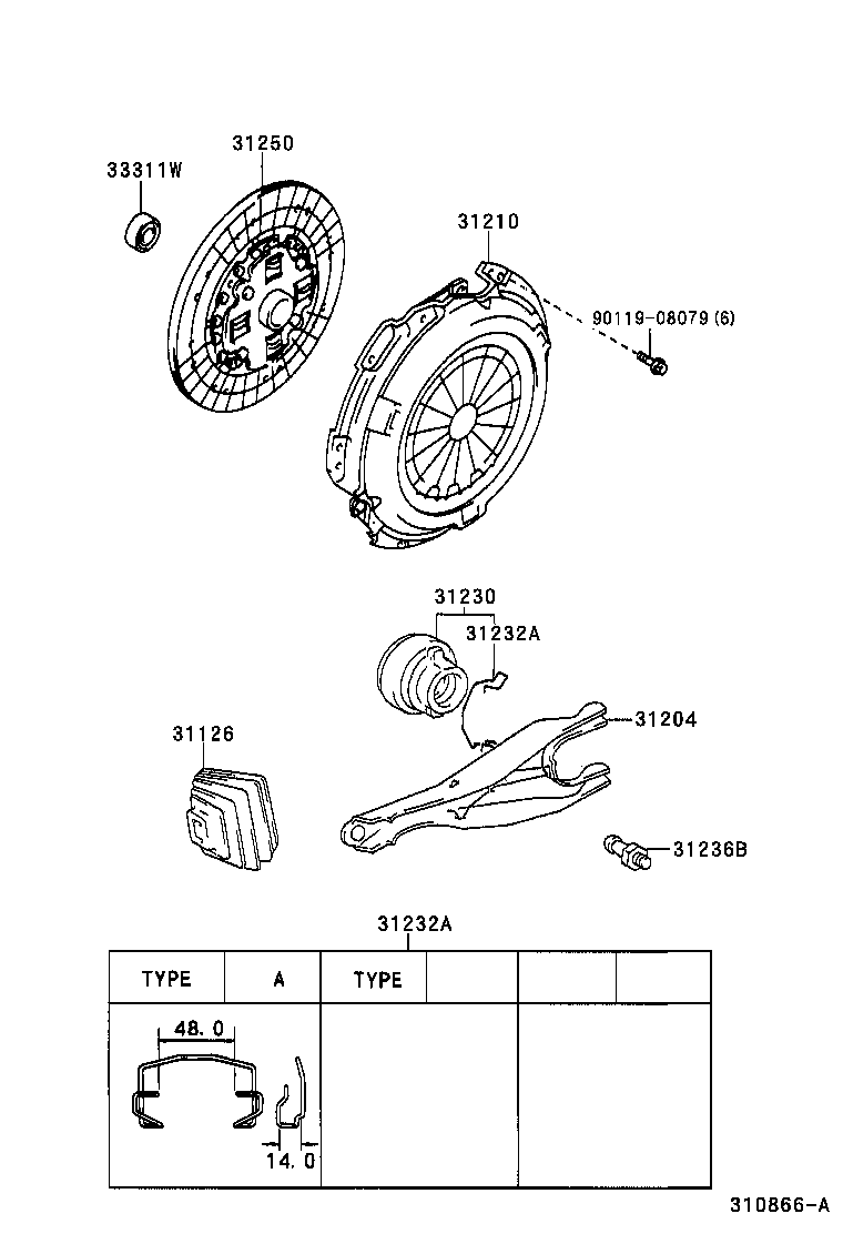 31210-35181 COVER ASSY, CLUTCH product image