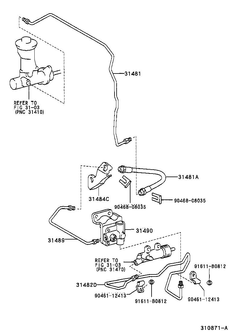 31301-35250 PEDAL SUB-ASSY, CLUTCH product image