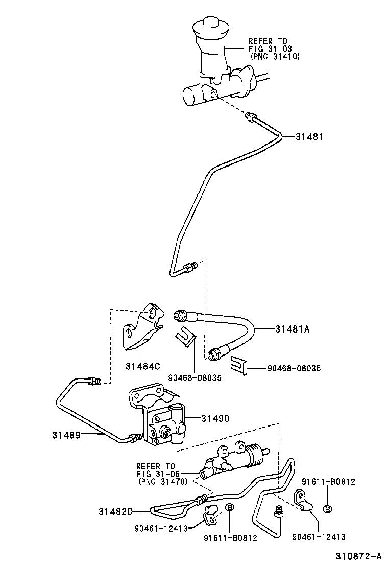 31301-35250 PEDAL SUB-ASSY, CLUTCH product image