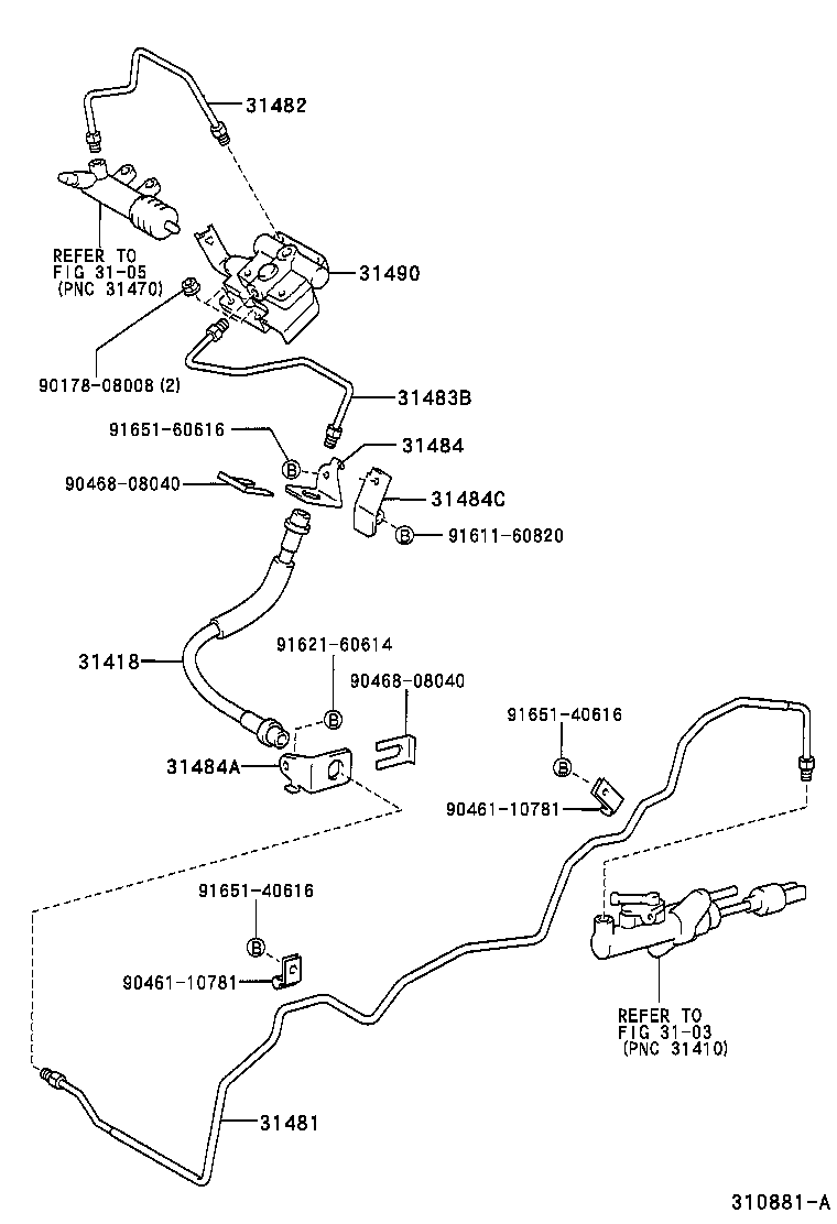 31301-13010 PEDAL SUB-ASSY, CLUTCH product image