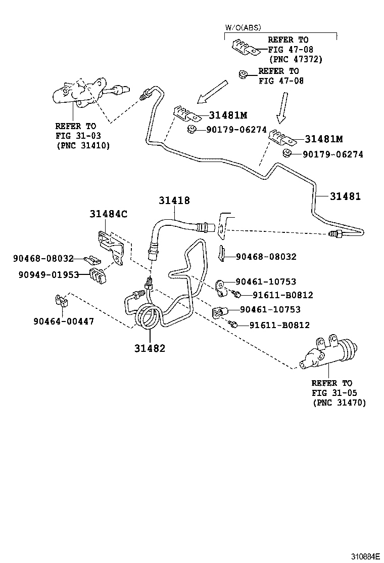 31301-26130 PEDAL SUB-ASSY, CLUTCH product image