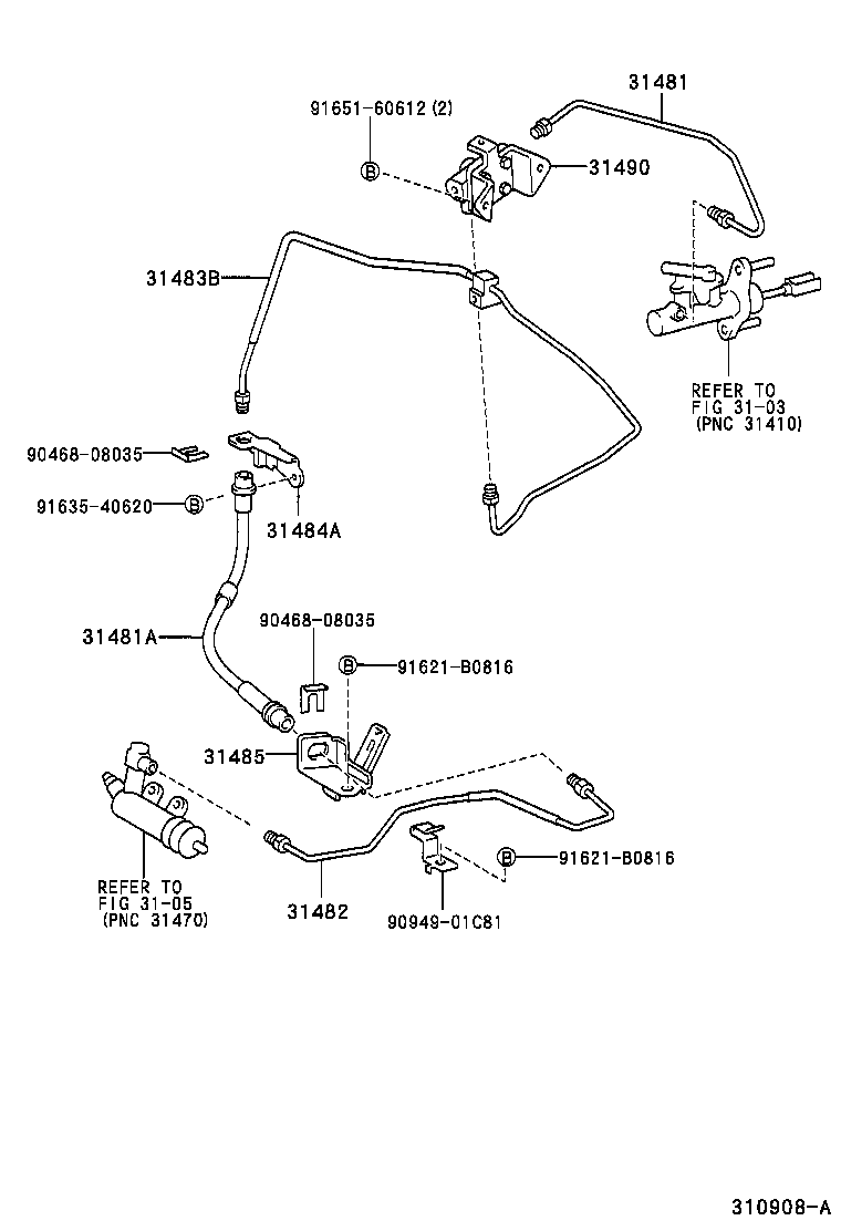 31301-52010 PEDAL SUB-ASSY, CLUTCH product image