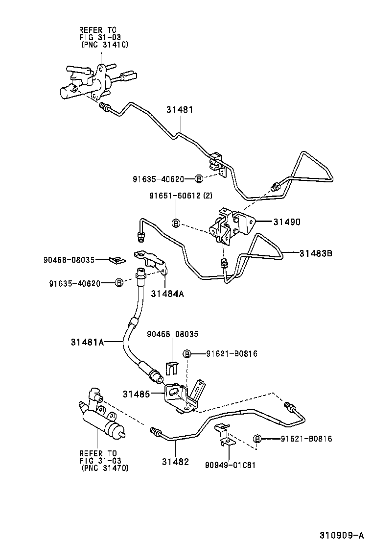 31301-52010 PEDAL SUB-ASSY, CLUTCH product image
