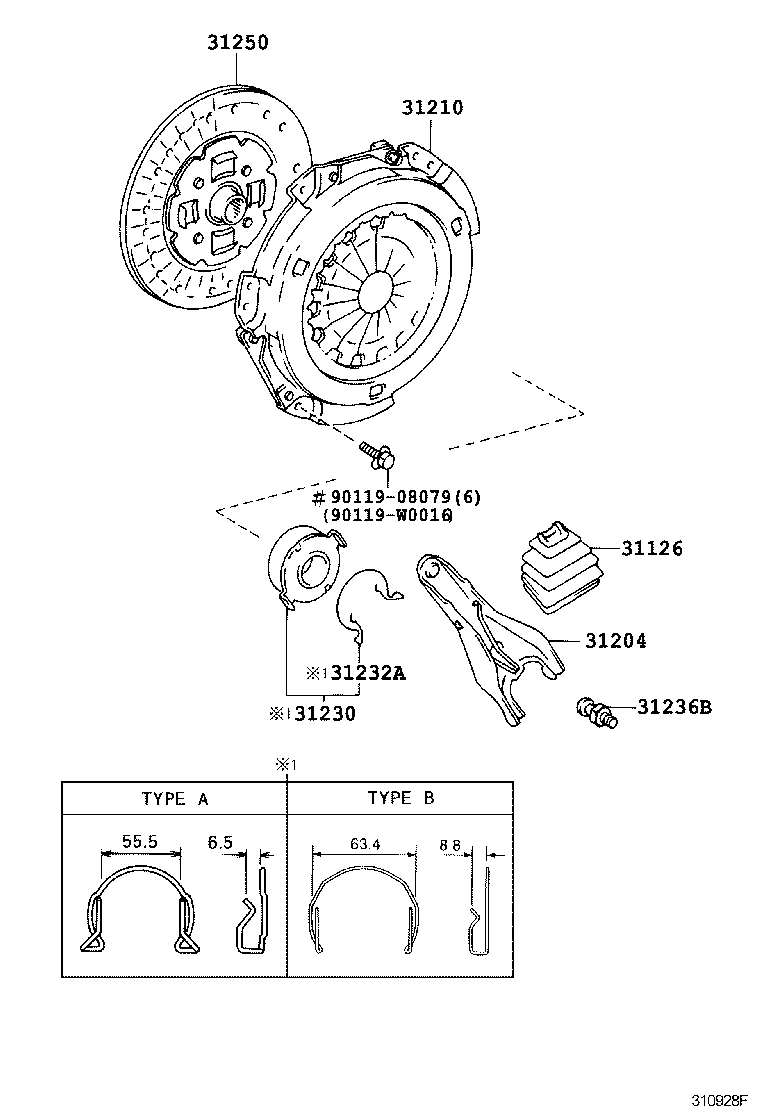 31210-28070 COVER ASSY, CLUTCH product image