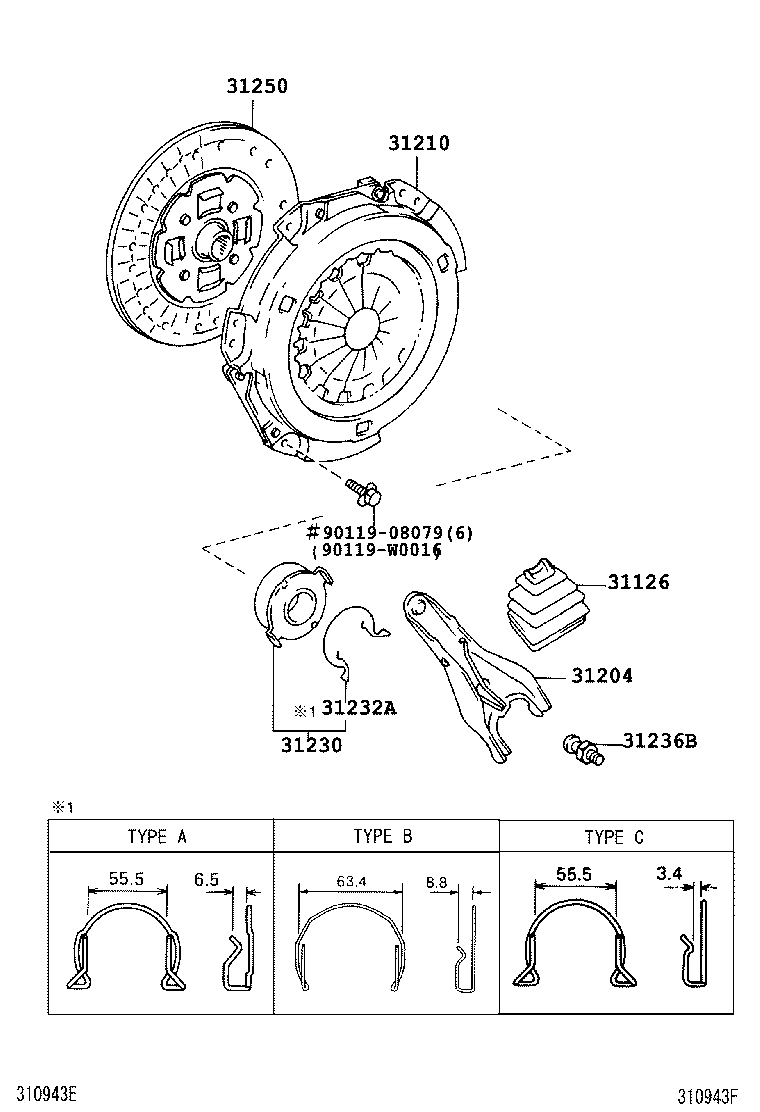 31210-12241 COVER ASSY, CLUTCH product image