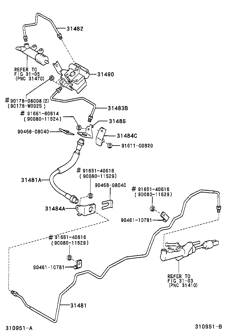 31301-02110 PEDAL SUB-ASSY, CLUTCH product image