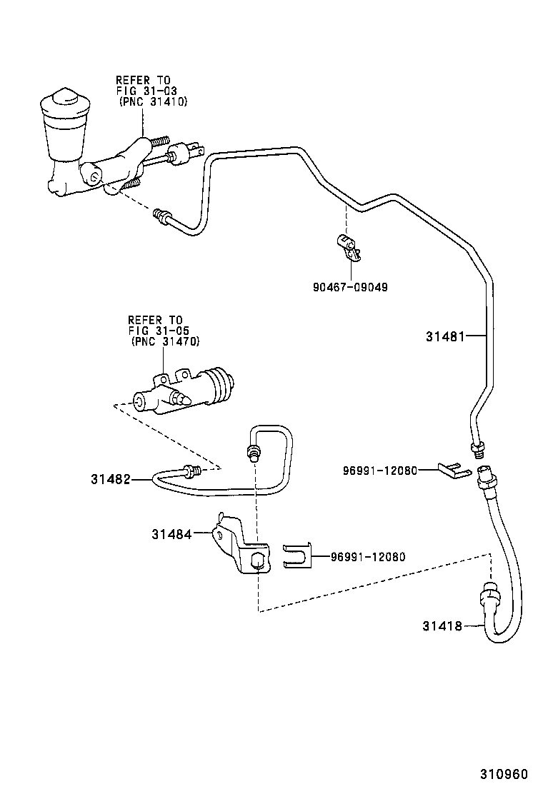 31301-0B050 PEDAL SUB-ASSY, CLUTCH product image