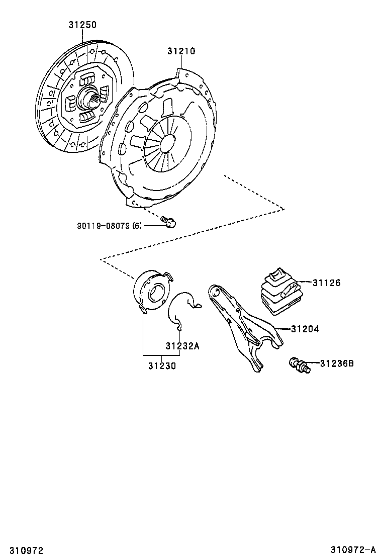 31210-02150 COVER ASSY, CLUTCH product image