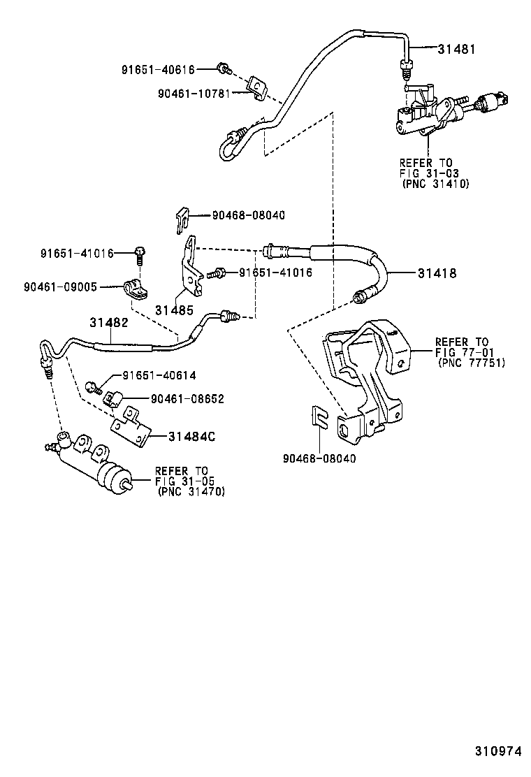 31301-02130 PEDAL SUB-ASSY, CLUTCH product image