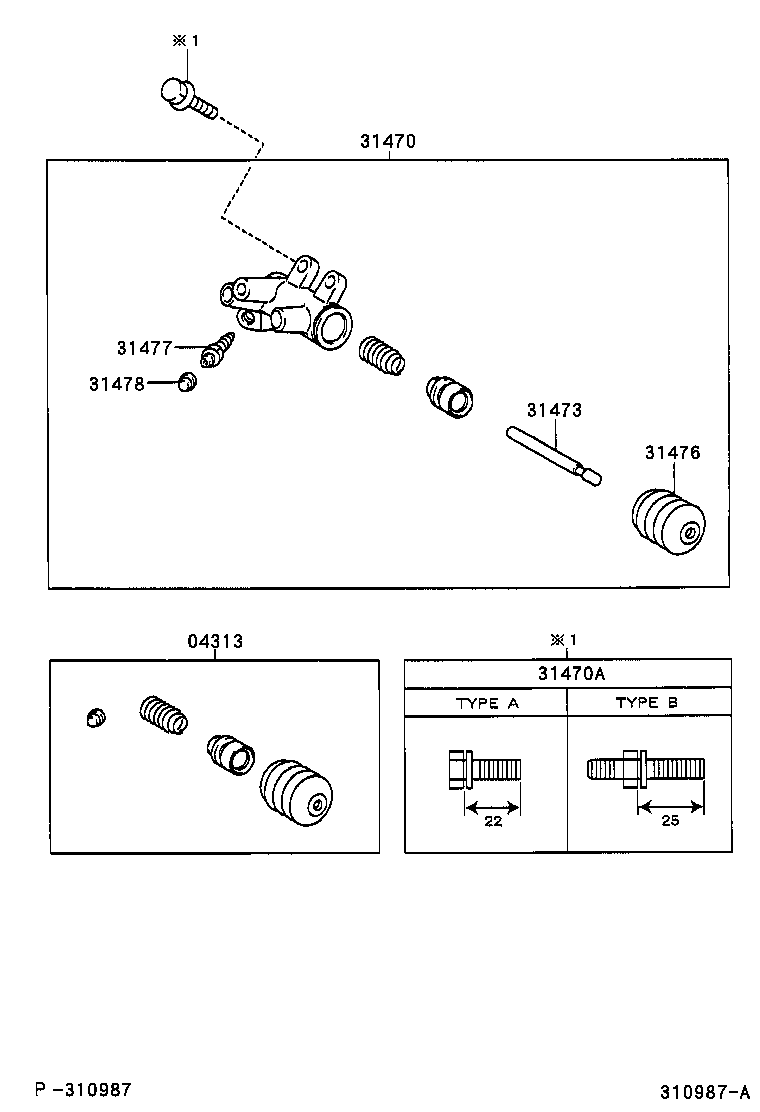 31461-33020 INSULATOR, RELEASE CYLINDER HEAT product image