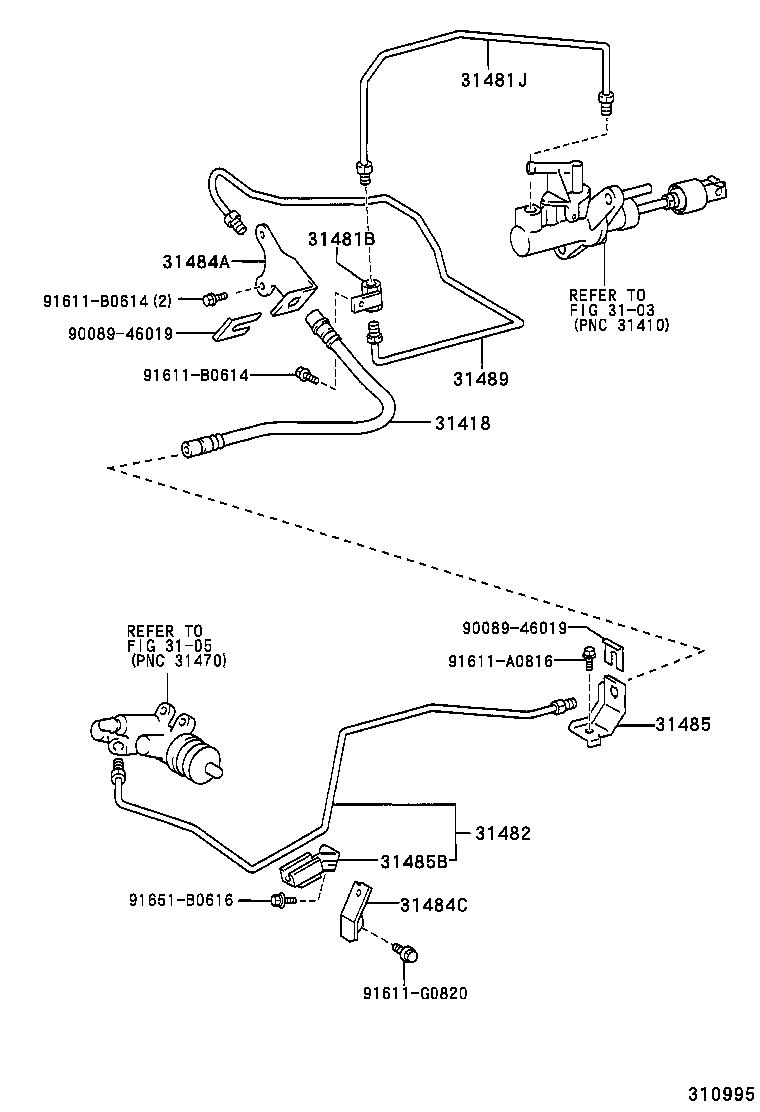 31380-06040 PEDAL SUB-ASSY, CLUTCH product image