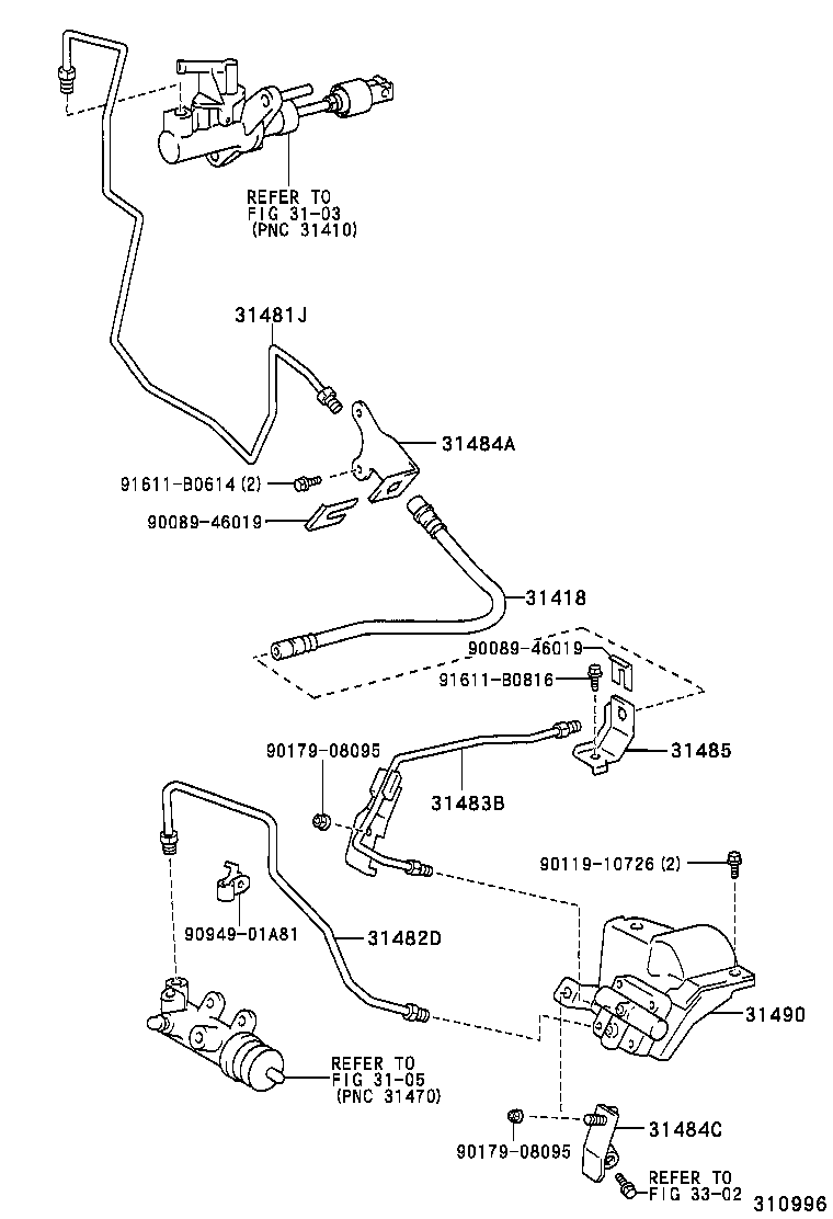 31380-06040 PEDAL SUB-ASSY, CLUTCH product image