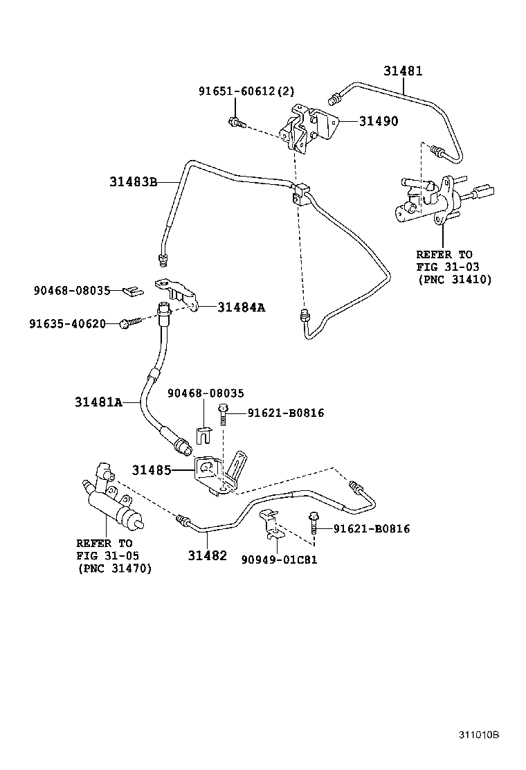 31301-52090 PEDAL SUB-ASSY, CLUTCH product image
