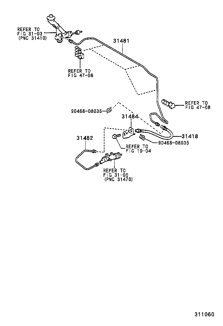 31311-60230 PEDAL SUB-ASSY, CLUTCH product image