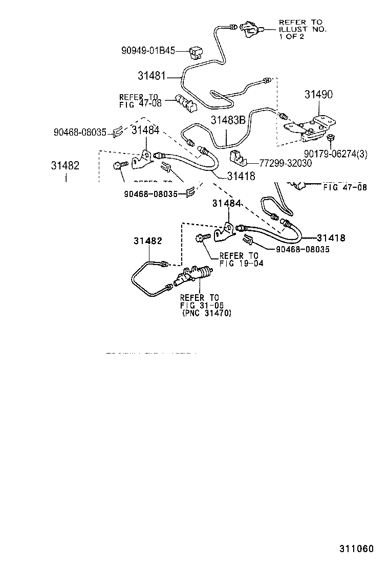31311-60230 PEDAL SUB-ASSY, CLUTCH product image