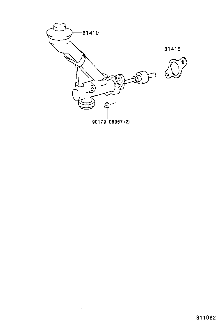 31434-60030 TUBE, CLUTCH RESERVOIR product image