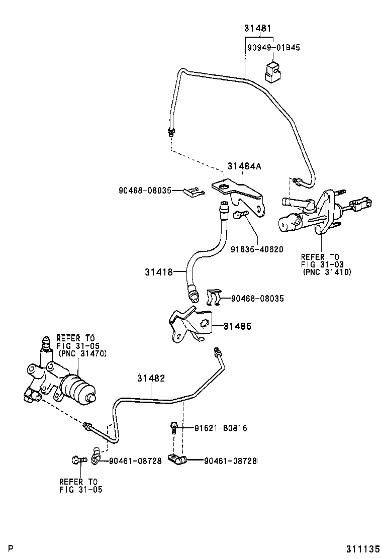 31301-0D010 PEDAL SUB-ASSY, CLUTCH product image