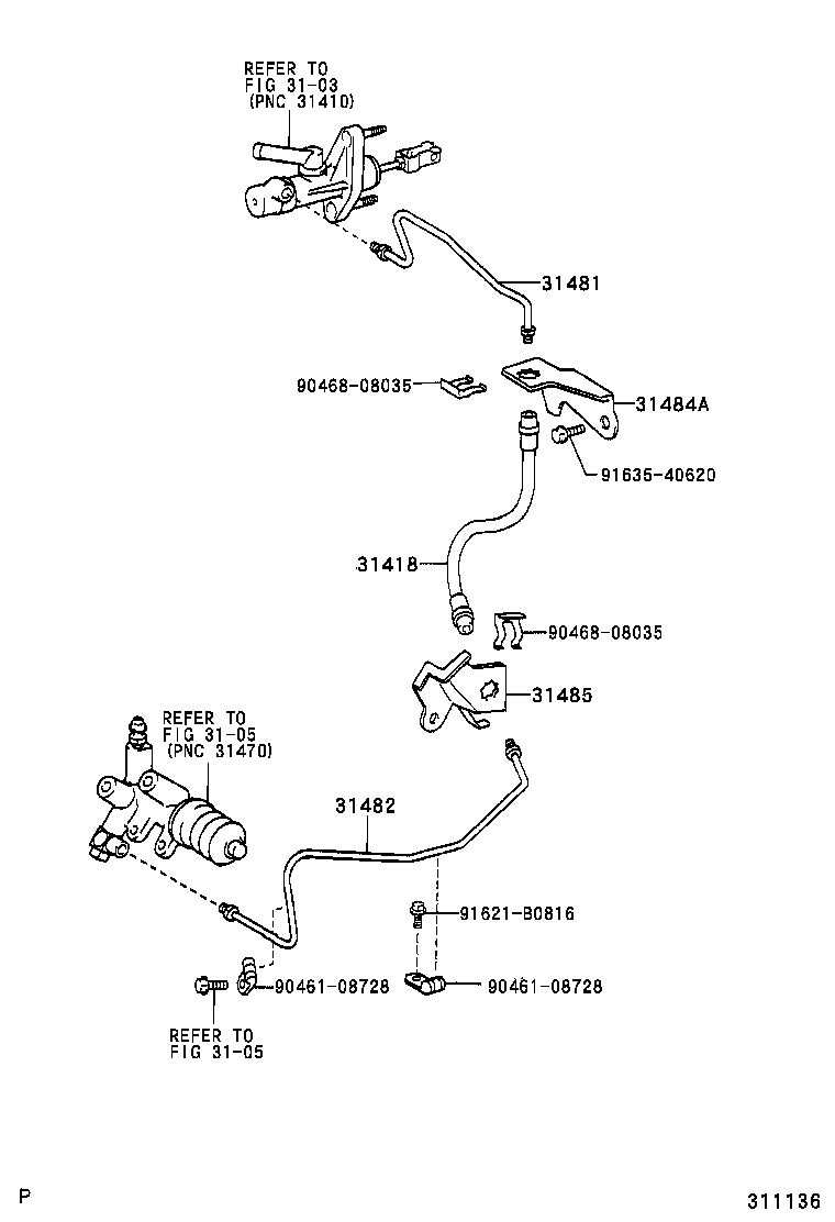 31301-0D010 PEDAL SUB-ASSY, CLUTCH product image