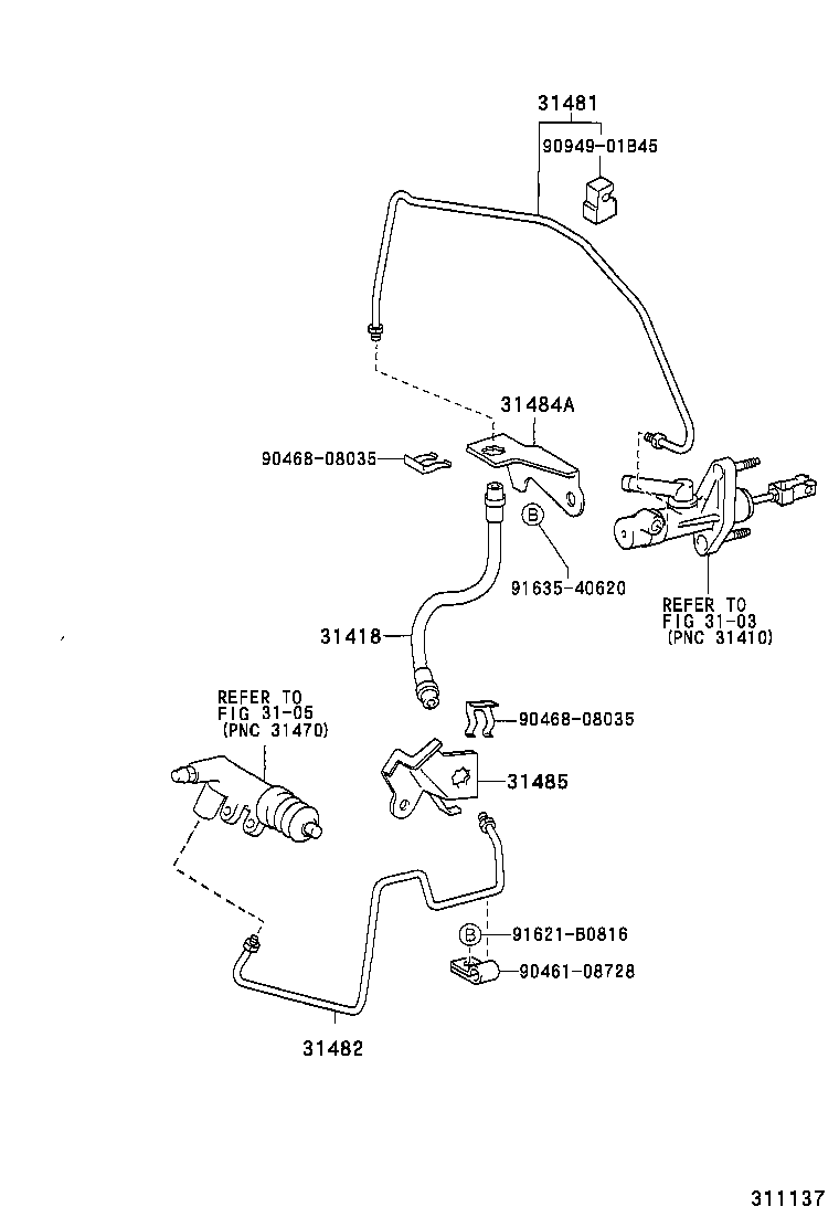 31301-0D010 PEDAL SUB-ASSY, CLUTCH product image
