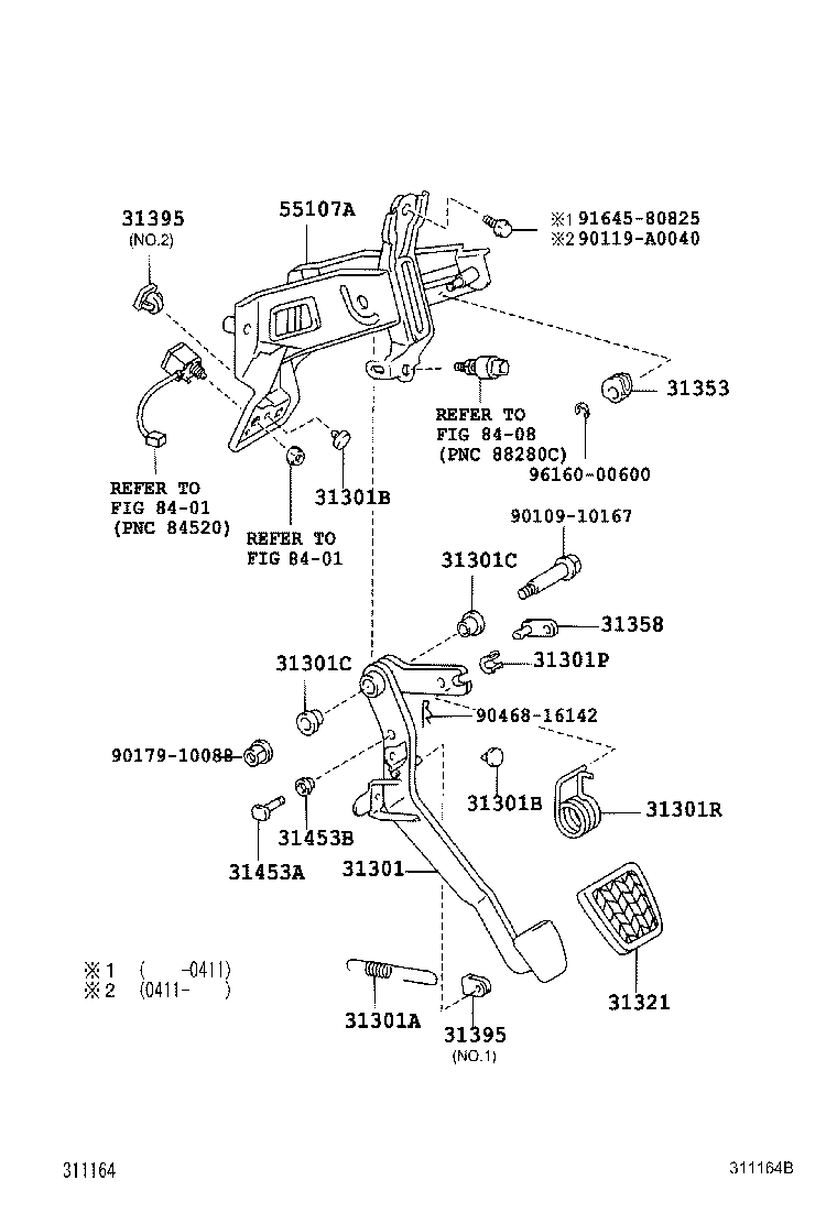 Toyota 31481-06050 TUBE, CLUTCH MASTER CYLINDER TO FLEXIBLE HOSE
