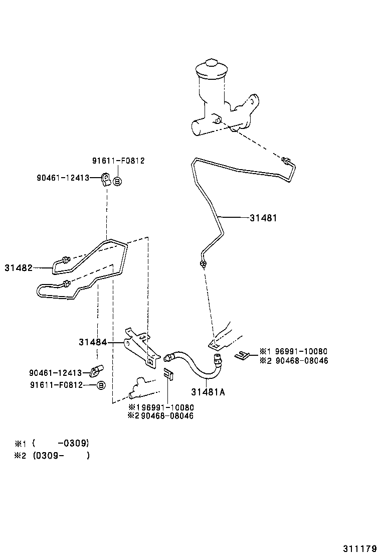 31301-35220 PEDAL SUB-ASSY, CLUTCH product image