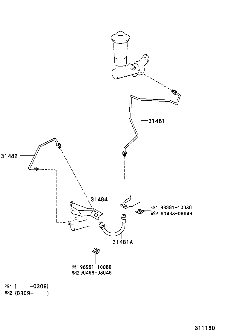 31301-35220 PEDAL SUB-ASSY, CLUTCH product image