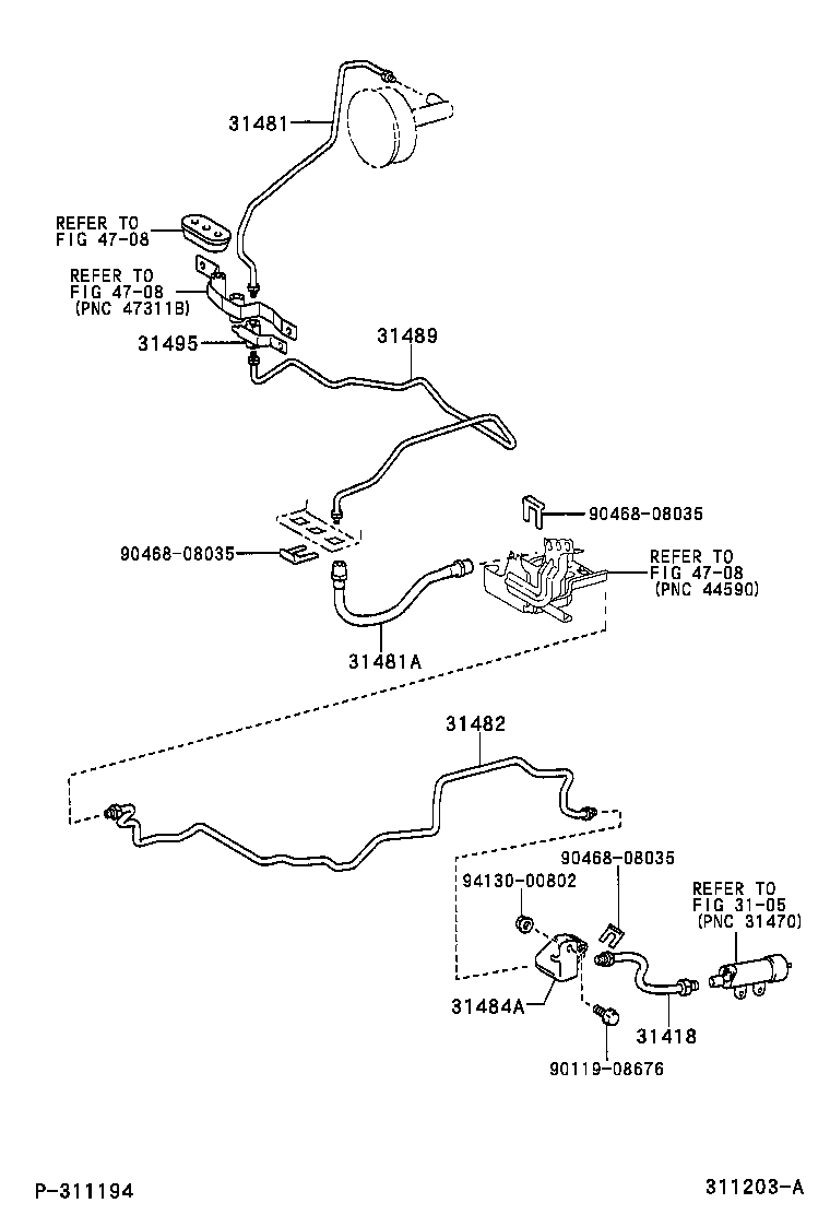 31486-37010 HOSE, CLUTCH product image