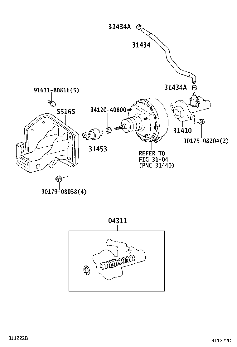 31434-37170 TUBE, CLUTCH RESERVOIR product image