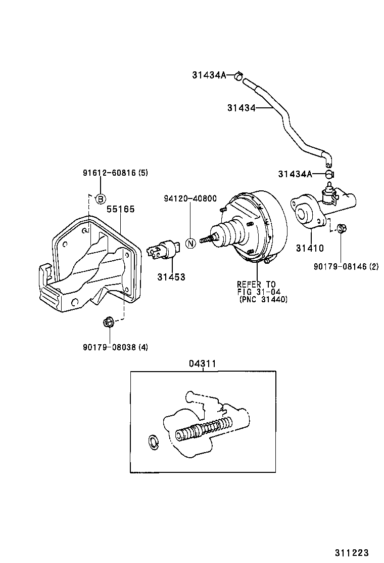 31434-37090 TUBE, CLUTCH RESERVOIR product image