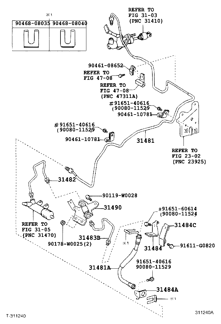 31301-0F060 PEDAL SUB-ASSY, CLUTCH product image