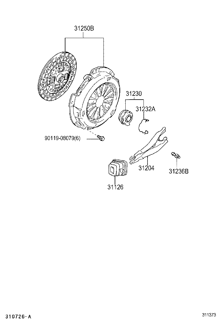 31210-28070 COVER ASSY, CLUTCH product image