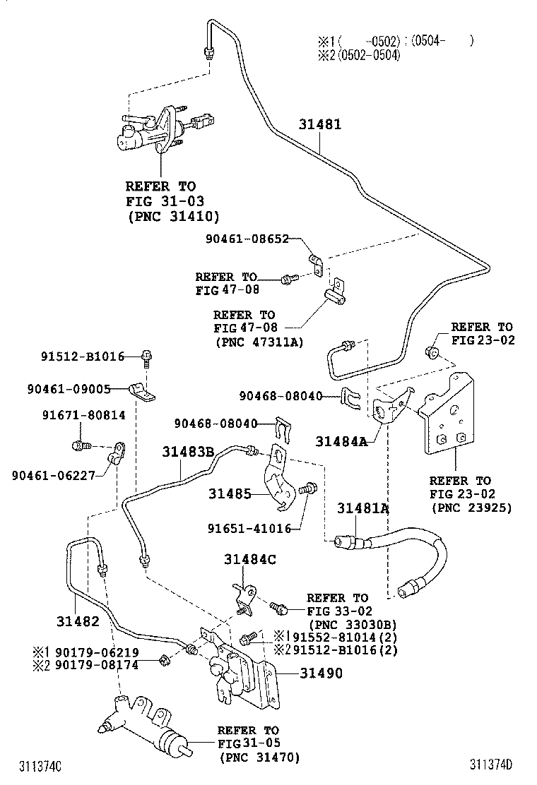 31301-02110 PEDAL SUB-ASSY, CLUTCH product image