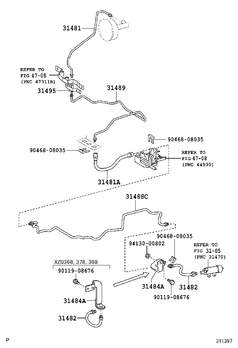 31301-37160 PEDAL SUB-ASSY, CLUTCH product image